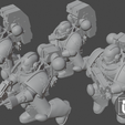 folder_04.png Free STL file Angelic Space Soldiers with Heavy Weapons・Template to download and 3D print