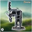5.jpg Ruina de edificio de piedra con vigas de madera (13) - Moderno WW2 WW1 Guerra Mundial Diaroma Wargaming RPG Mini Hobby