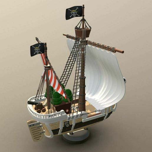 9.JPG One Piece - GOING MARRY 3D PRINTABLE