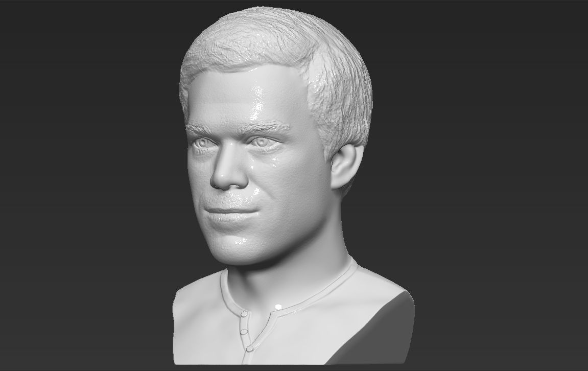 Download File Dexter Morgan Bust 3d Printing Ready Stl Obj Formats • 3d 