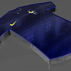 fra.jpg STL file QATAR 2022 World Cup France jersey lamp in color・3D print model to download, en3dlaser