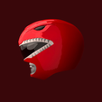 red-3.png Mighty Morphin Power Rangers Red Ranger Helmet 3D file model