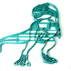 big dino.JPG Fichier STL coupeur biscuits TREX dinosaure dinosaure dinosaure・Modèle à télécharger et à imprimer en 3D, PatricioVazquez