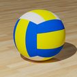4K Valeyboll.jpg Download 3D file Volleyball Ball • 3D printer design, Knight1341