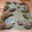 Make-5.jpg BATTLETECH TERRAIN MAP SET GRASSLAND PEAKS (by ROBOMAPS)
