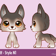 LPS-style-wolf.png Bobble Pet - Pointy Eared Canine/Wolf