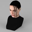 lara-croft-angelina-jolie-bust-ready-for-full-color-3d-printing-3d-model-obj-mtl-stl-wrl-wrz (15).jpg Lara Croft Angelina Jolie bust ready for full color 3D printing