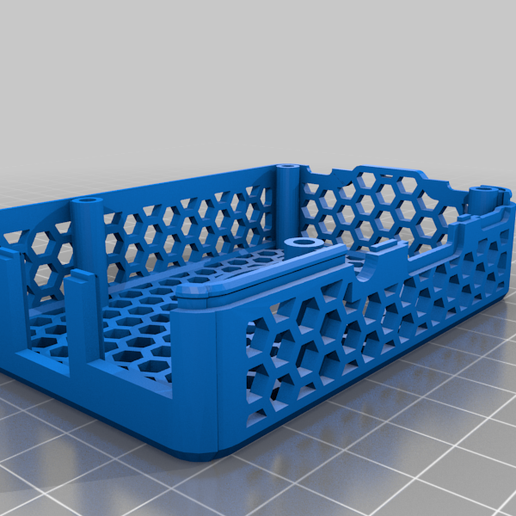 pi3_mesh_fan_hole.png Raspberry Pi 3 3b mesh case