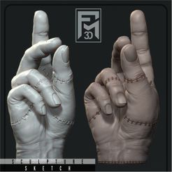 ma-4.jpg Archivo STL COSA ADDAMS MIERCOLES・Plan de impresión en 3D para descargar