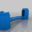 45_Degrees_Rails_CW.png Marble Run Compatible Rail Style 45 Degree 100 mm Curve