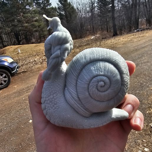 🐌 Buff Snail・ OBJ File for 3D printing・Cults