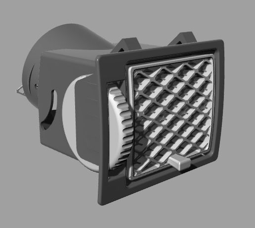 🏌️ VW GOLF MK1 80-94 - SIDE AIR VENT MOD・ STL File for 3D printing・Cults
