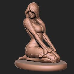 1.jpg Archivo STL gratis Mary Jane Parker base 2・Modelo imprimible en 3D para descargar