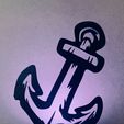 IMG_0871.jpg Anchor light luminaire, beautiful illuminated anchor.