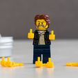 Custom-Lego-middle-finger.jpg Middle Finger Custom Hands  LEGO Minifigure Compatible