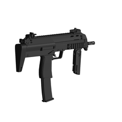 1.png OBJ-Datei Automatische UZI-Waffe・3D-Druck-Idee zum Herunterladen