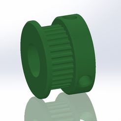 30T10mmGT2.jpg STL file PARAMETRIC GT2 PULLEY 30T 10MM - STL・3D printing design to download