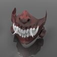 mask0.02.jpg STL file Samurai mask・3D print design to download