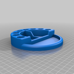 Round_hex_tool.png Free STL file Round RC Hex tool holder・3D printable model to download