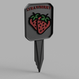 Strawberry-ID-Stake-v2.png Gardening Identification Stake - Strawberry