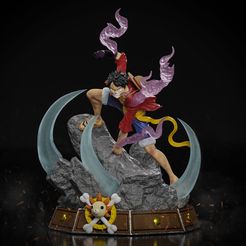 1.jpg Fichier STL Luffy- une pièce・Design pour impression 3D à télécharger