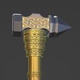dwarf-hammer.jpg Fantasy dwarf hammer