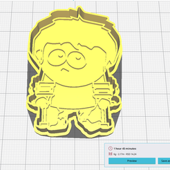 1.png Jimmy South Park Cookie Cutter Mold