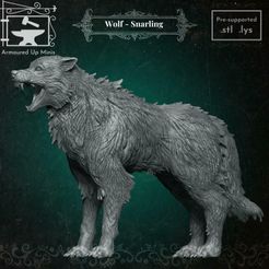 Wolf-Snarling.jpg Wolf Snarling  (supported)