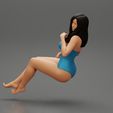 3DG1-0001.jpg Fichier 3D Femme sexy en maillot de bain Assise・Modèle pour imprimante 3D à télécharger