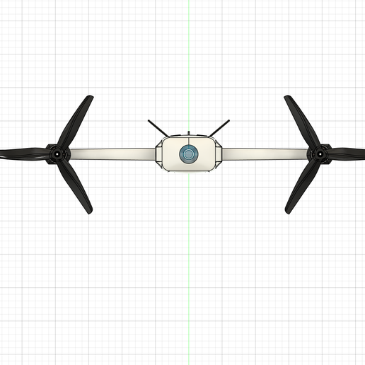 1.png SkyRaptor FX-9 – Fixed-Wing Drone 3D Model | Long-Range UAV RC Aircraft Functional STL