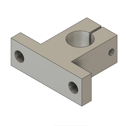 Soporte para Riel de 12mm SK12 3D model