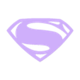 shape_0010.stl Superman Logo Wall Art - Classic Superhero Emblem