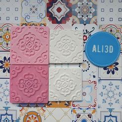 05M.jpg STL-Datei MOSAIK STEMPEL 05 - MOSAIK STEMPEL 05・Design für den 3D-Druck zum Herunterladen