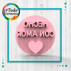 2239-Sellito-5cm-hecho-con-amor.56.jpg Download STL file Stamp made with love • 3D print template, juanchininaiara