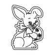 Conejito.jpg Easter Bunny Cookie Cutter 2
