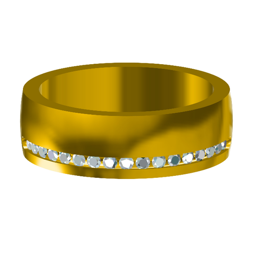 1.png Free STL file 3D Jewelry CAD Model For Womens Wedding Band・3D printable model to download, VR3D