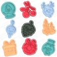 main.jpg Christmas elements cookie cutter set of 9