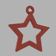 72.png Hollow christmas star X76