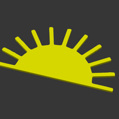 Captura-de-ecrã-2023-08-04-231446.png STL file Half sun, sun decoration party・3D printable design to download