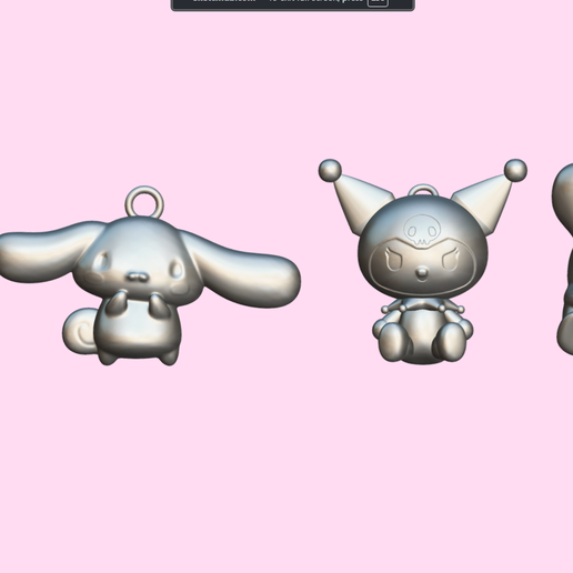 🐇 Sanrio Mascot Collection 3D Printable・ 3D File for 3D printing・Cults