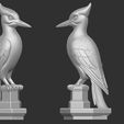 a5.jpg 啄木鸟雕像 3D 打印模型