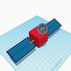 92f7be5e-d175-4070-b1d1-8a206eefb6ca.jpg Fichier STL satellite spatial・Idée pour impression 3D à télécharger