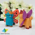 Fairy-cat-for-3d-printing.jpg Print in place Fairy Cat
