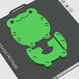 Example-of-File-for-print.png Frog Sticky Note holder Plus small sticker holder and Checklist templates stencils - Magnetic and stands on own