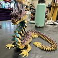 Flexi Print-in-Place Imperial Dragon with 3MF Included!