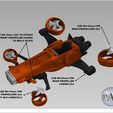 Assembly-006.jpg Caterham inspired flying concept car (including display stand)