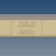 front.jpg STL file 22LR 450x storage fits inside 50cal ammo can・3D printer model to download