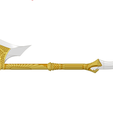 Buffy-Ancient-Scythe-4.png Buffy The Vampire Slayer 'Ancient' Scythe / Axe | Thematic Wall Mount or Table Plinth Available | By Collins Creations 3D