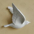 flying_birds_3.png Wall decoration - Flying birds (STL files for 5 different flying bird models)