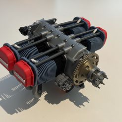 🛩️ LYCOMING O-360 - CESSNA 172 - AIRPLANE ENGINE・3D Print with the ...
